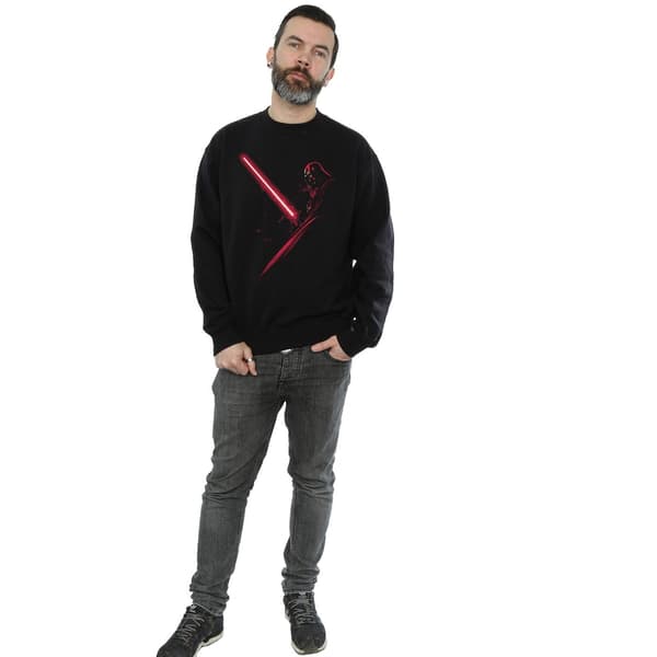 Star Wars Herr Darth Vader Shadow Sweatshirt S Svart Black S