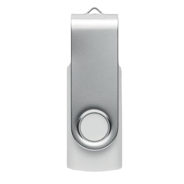 MidOcean Techmate Rabs Återvunnen ABS-plast USB-minne One White One Size
