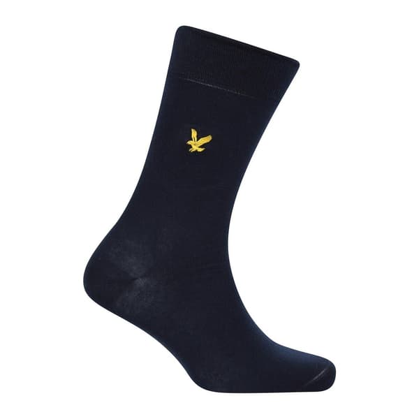 Lyle & Scott Herrstrumpor Liam Crew (5-pack) En Storlek Svart/Marinblå Black/Navy/Grey One Size