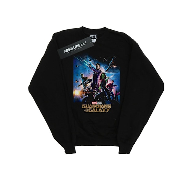 Marvel Studios Dam/Damer Guardians Of The Galaxy Poster Sweatshirt XXL Svart Black XXL