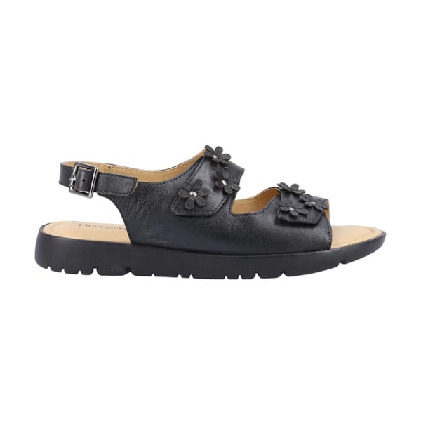 Fleet & Foster Dam/Damer Kara Lädersandaler 8 UK Svart Black 8 UK