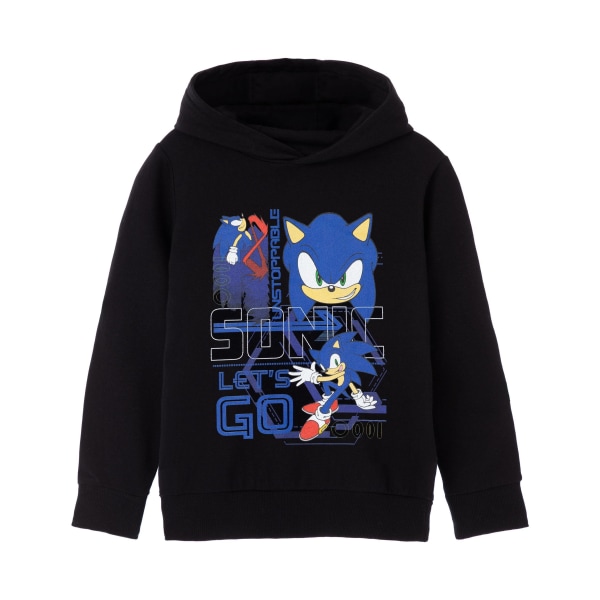 Sonic The Hedgehog Boys Let´s Go Hoodie 11-12 Years Black Black 11-12 Years