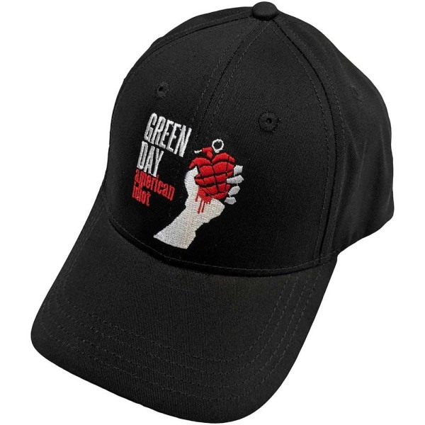 Green Day American Idiot cap One Size Svart Black One Size