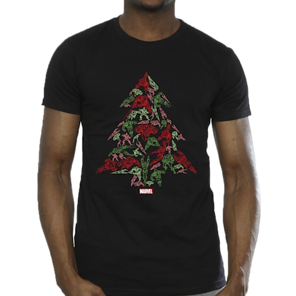 Marvel Avengers Julgran T-shirt 5XL Svart Black 5XL