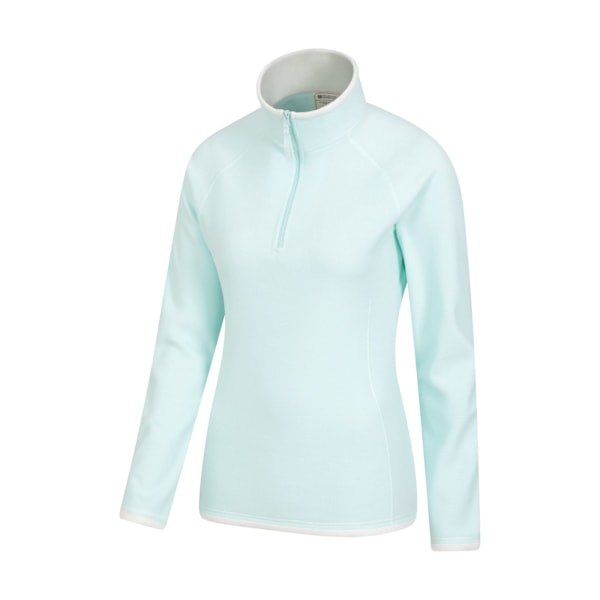 Mountain Warehouse Dam/Dam Montana Fleece Tröja med Halv Dragkedja Storlek 16 Mint 16 UK