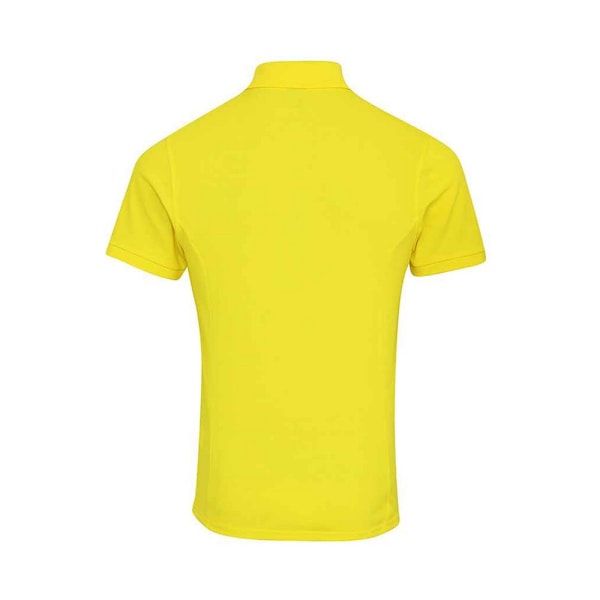 Premier Mens Coolchecker Plus Piqu Polo Shirt S Gul Yellow S