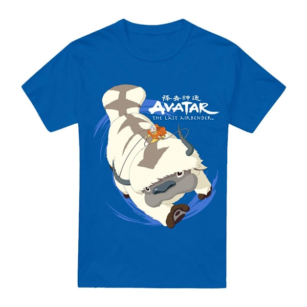 Avatar: The Last Airbender Herr In Flight Appa T-Shirt XXL Roya Royal Blue XXL