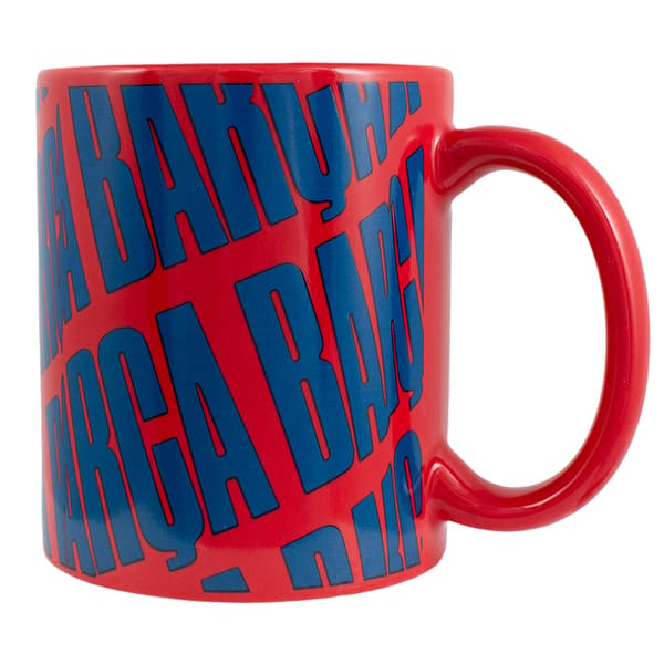FC Barcelona Barca 315ml Mugg 9cm x 8cm Blå/Röd Blue/Red 9cm x 8cm