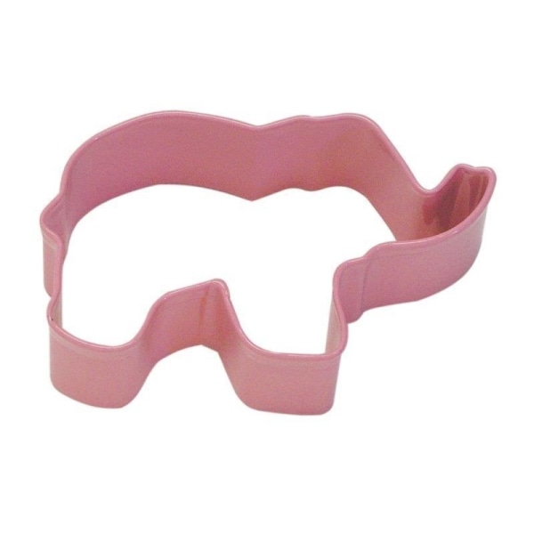 Anniversary House Elephant Poly-Resin Coated Cookie Cutter One Pink One Size