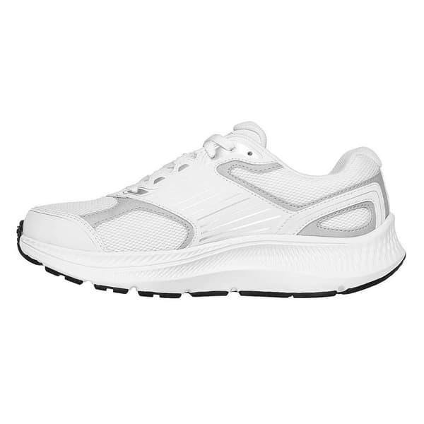 Skechers Dam Go Run Consistent 2.0 Advantage Läder White/Silver 6.5 UK