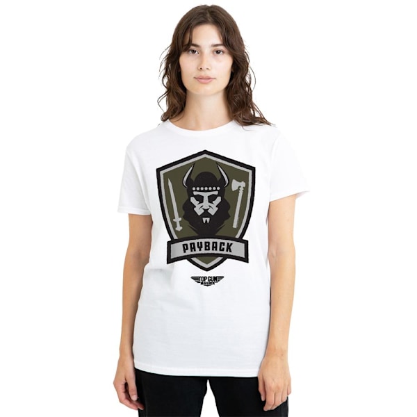 Top Gun Unisex Vuxen Payback Logotyp T-shirt L Vit White L