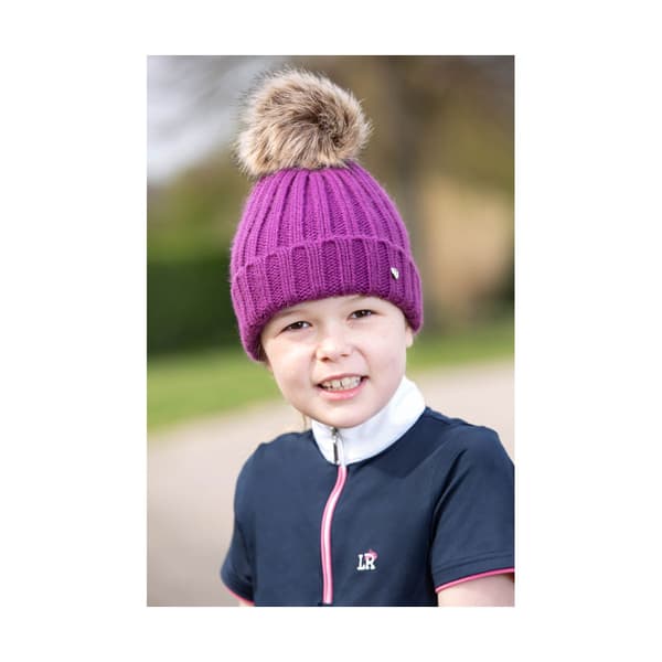 Hy Barn/Barn Valloire Mössa One Size Plum Plum One Size