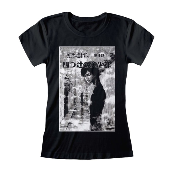 Junji-Ito T-shirt dam/dam S svart/grå Black/Grey S