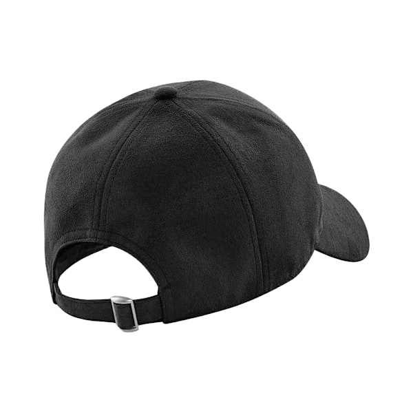Beechfield Unisex Vuxen 6 Panel Faux Mocka Cap En Storlek Svart Black One Size