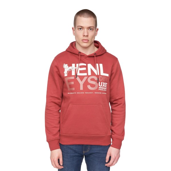 Henleys Mens Classhen Hoodie L Deep Red Deep Red L