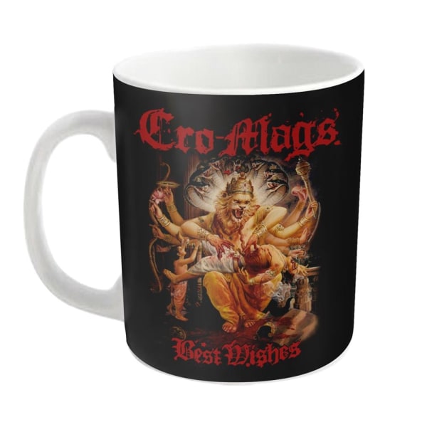 Cro-Mags Best Wishes Keramisk Mugg One Size Svart Black One Size