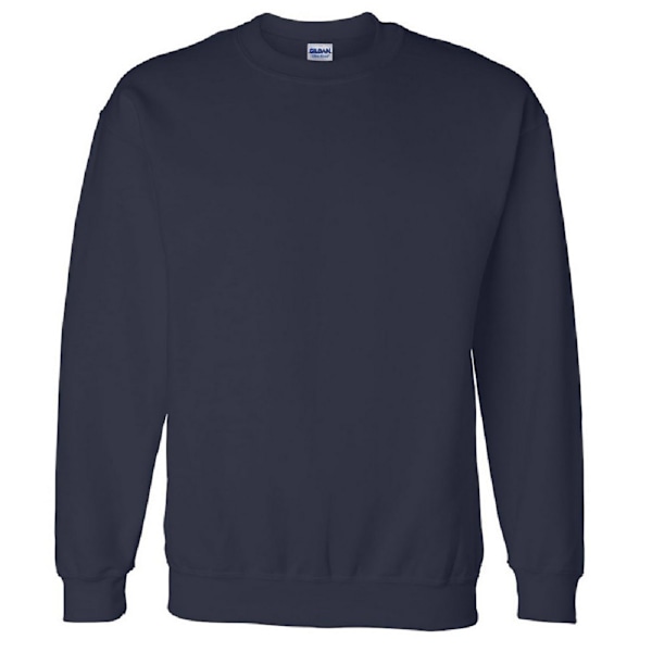 Gildan DryBlend Vuxen Set-In Crew Neck Sweatshirt (13 Färger) Navy L