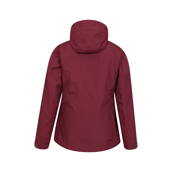 Mountain Warehouse Dam/Dam Rainforest II Extrem Vattentät Burgundy 10 UK