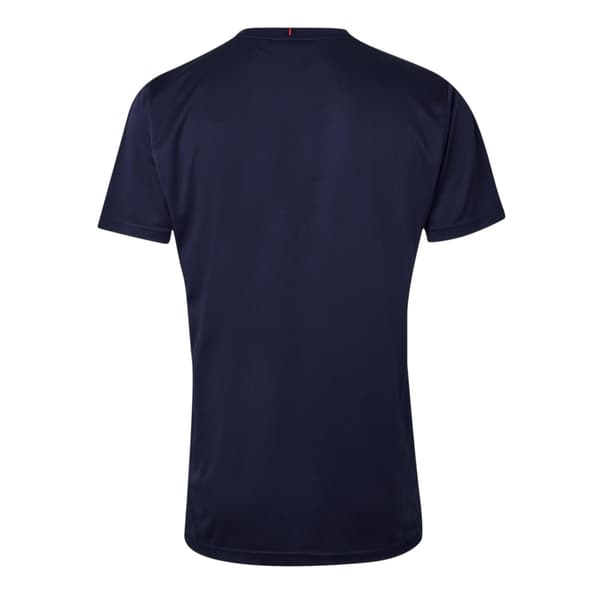 Luke Herr T-shirt med logotyp, normal passform, L Marinblå Navy L