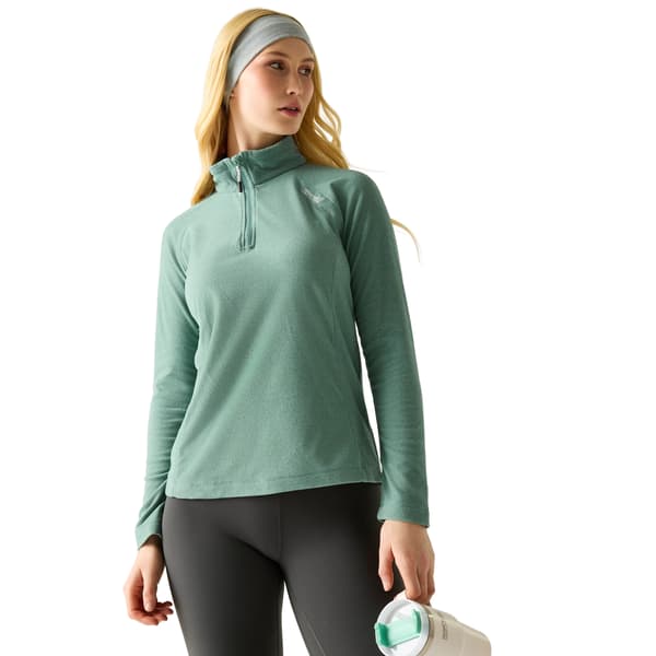 Regatta Great Outdoors Montes Half Zip Fleecetröja för damer Ivy Moss 12 UK