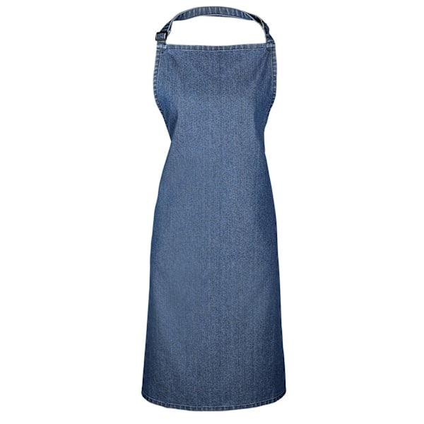 Premier Colours Haklappsförkläde / Arbetskläder (2-pack) One Size Indig Indigo Denim One Size