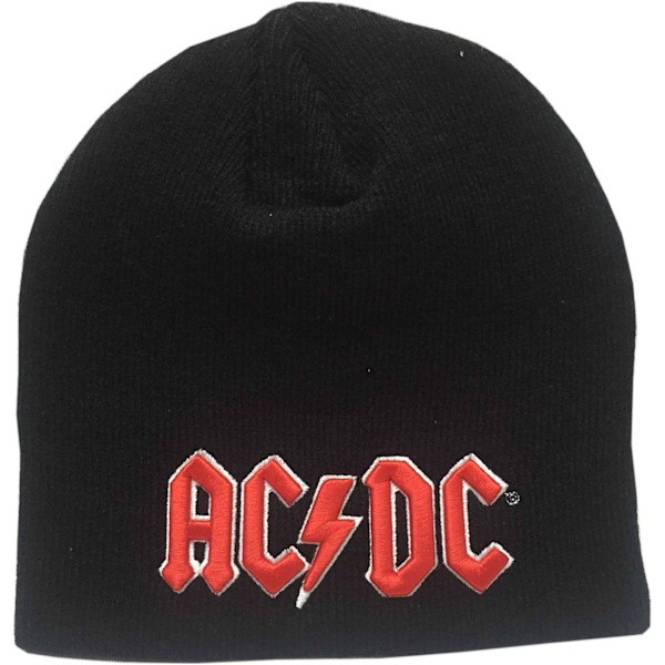 AC/DC Unisex Vuxen 3D Logo Mössa One Size Svart Black One Size