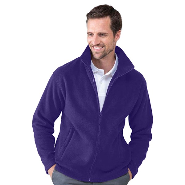 Henbury Herr Microfleece Anti-Pill Jacka S Lila Purple S