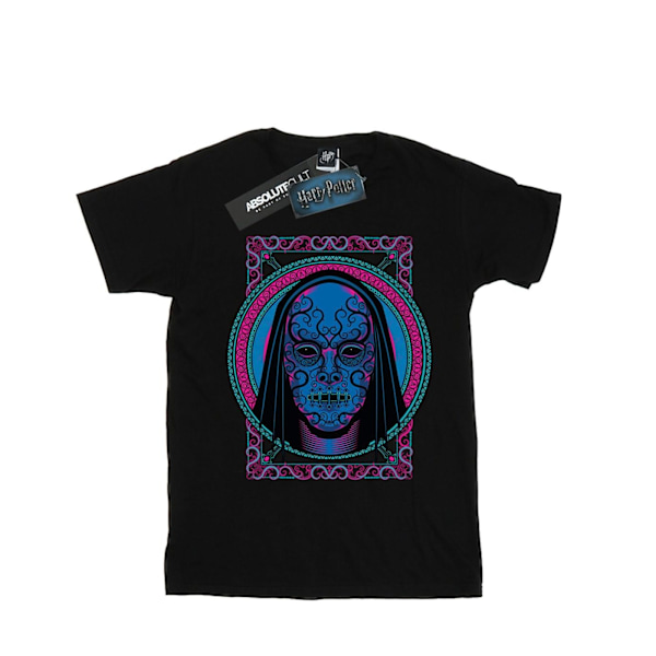 Harry Potter Dam/Kvinnor Neon Dödsätare Mask Bomull Pojkvän Black S