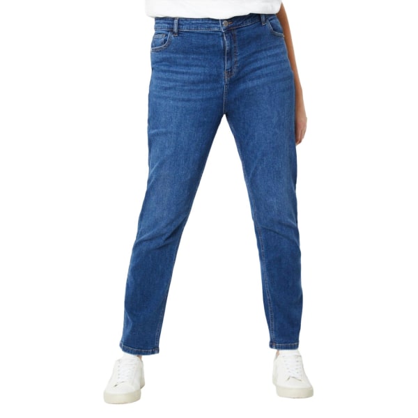 Dorothy Perkins Dam/Kvinnors Comfort Stretch Curve Slim Jeans Mid Wash 20 UK