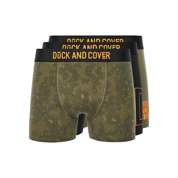 Duck and Cover Herr Alizium Boxer Shorts (3-pack) L Flerfärgad Multicoloured L