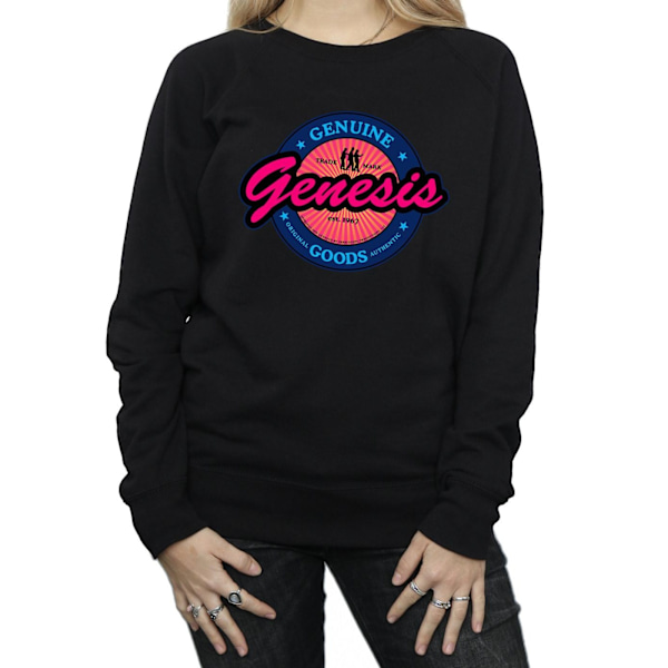 Genesis Dam/Dam Neon Logo Sweatshirt S Svart Black S