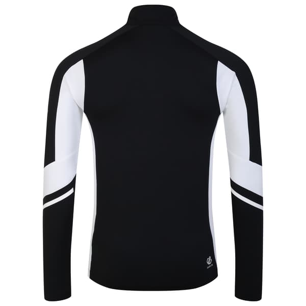 Dare 2B Herr Speed Core Stretch Half Zip Underställströja XL Svart Black/White XL
