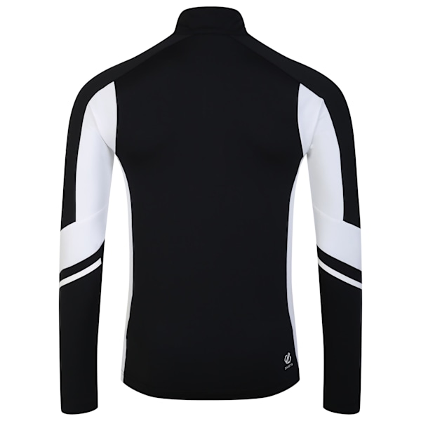 Dare 2B Herr Speed Core Stretch Halv Dragkedja Underställströja L Svart Black/White L