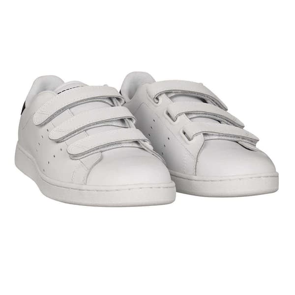 Lonsdale Herr Leyton Triple Strap Flat Trainers 15 UK Vit/Marin White/Navy 15 UK
