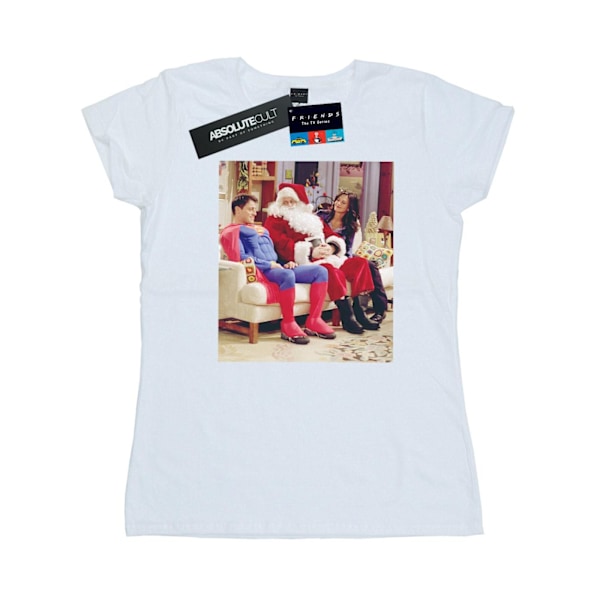 Friends Dam/Damer Soffa Tomte Bomull T-shirt L Vit White L