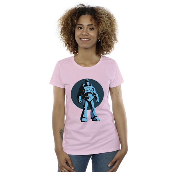 Disney Womens/Ladies Lightyear Buzz Standing Circle Bomull T-Sh Baby Pink S