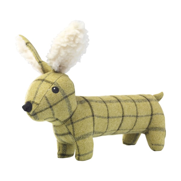 House Of Paws Plysch Tweed Hare Long Body Hundleksak One Size Grön Green One Size
