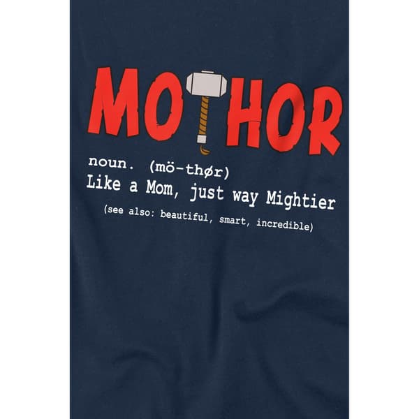 Thor Barn/Kids MoTHOR T-Shirt 7-8 År Marinblå Navy 7-8 Years