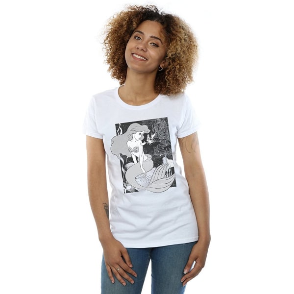 Den lilla sjöjungfrun Dam/Dam T-shirt bomull L Vit White L