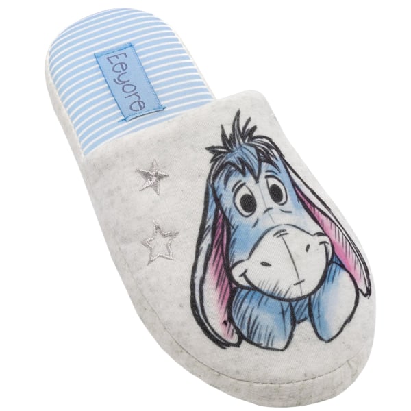 Winnie the Pooh Dam/Dam Eeyore Tofflor 6 UK Blå/Vit/G Blue/White/Grey 6 UK