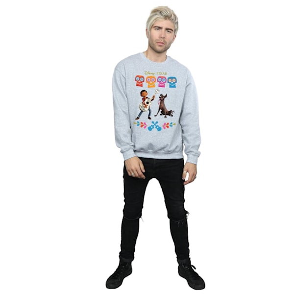 Disney Herr Coco Miguel Logo Sweatshirt S Sports Grey Sports Grey S