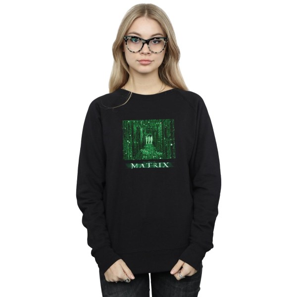 The Matrix Dam/Kvinnor Digital Cube Sweatshirt XL Svart Black XL