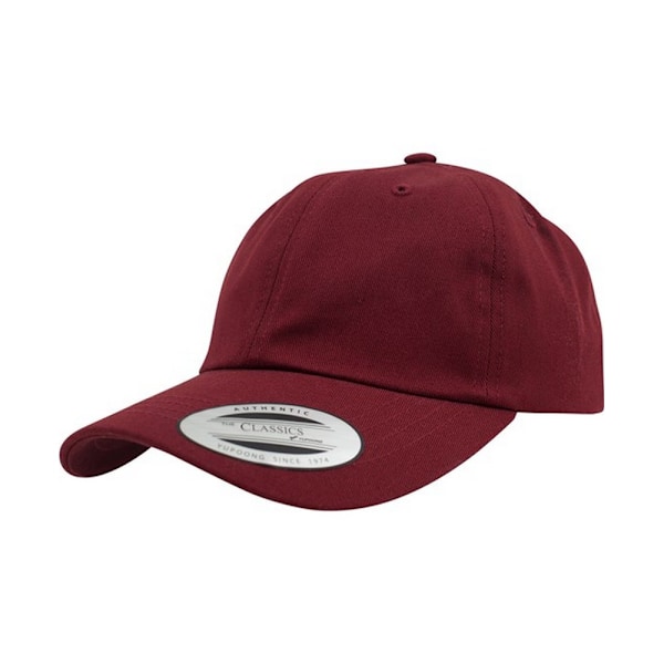 Yupoong Flexfit 6-panel Baseball Cap Med Spänne One Size Maroo Maroon One Size