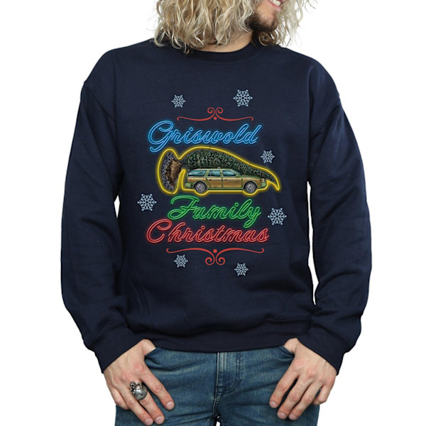 National Lampoon's Christmas Vacation Herr Griswold Familj Tröja Navy Blue S