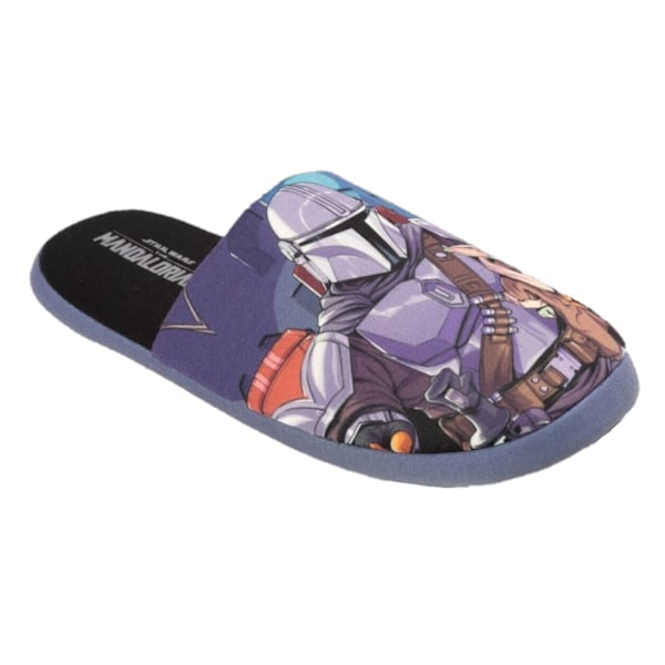 Star Wars: The Mandalorian Herr Slippers 9 UK-10 UK Svart/Blå Black/Blue 9 UK-10 UK