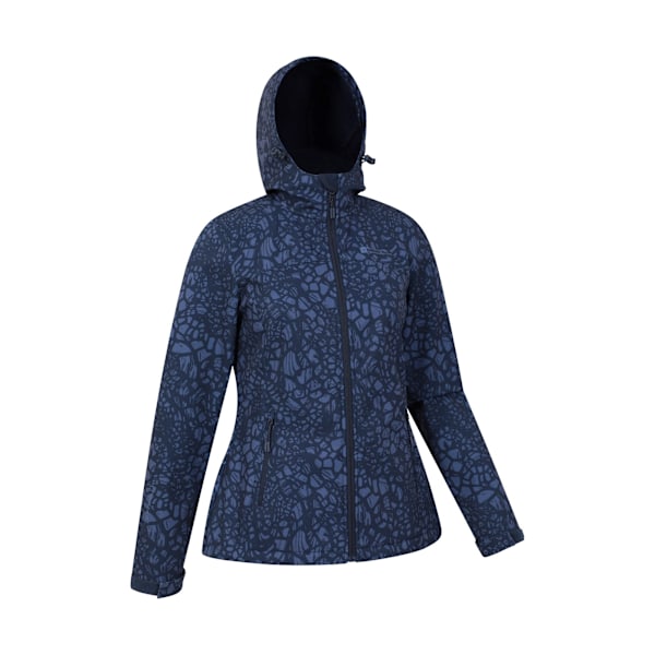 Mountain Warehouse Womens/Ladies Exodus Abstract Vattenavvisande Dark Blue 14 UK