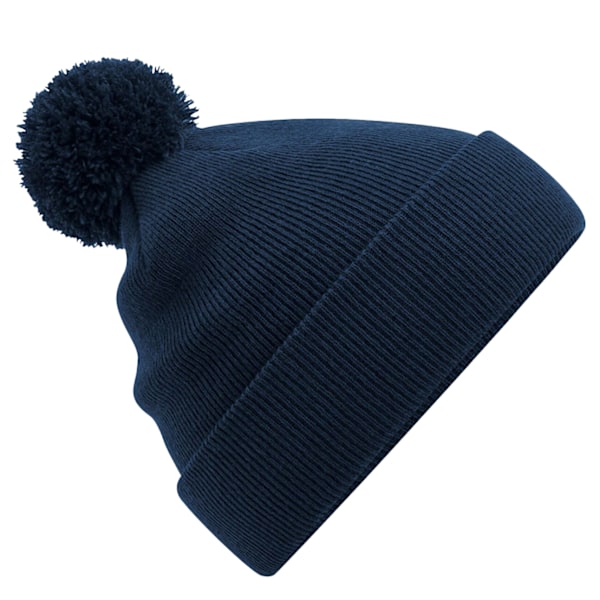 Beechfield Barn/Barn Original Pom Pom Beanie En Storlek Franska Marinblå French Navy One Size