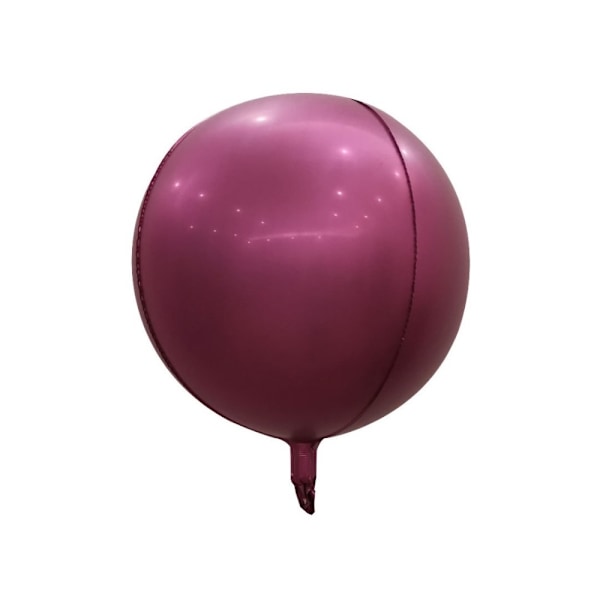 Realmax Chrome 4D Ballong En Storlek Magenta Magenta One Size