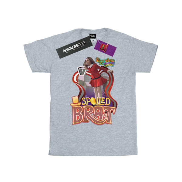 Willy Wonka och chokladfabriken T-shirt för män Spoiled Brat Sports Grey S