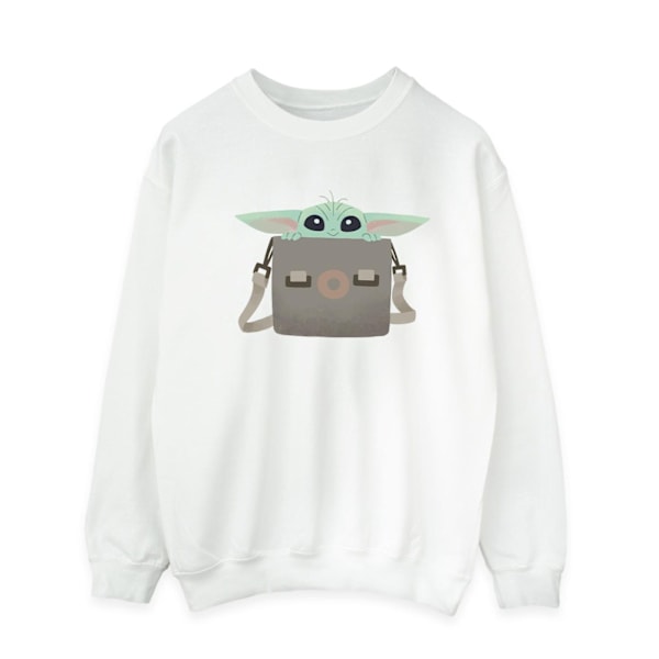 Star Wars Herr The Mandalorian Grogu Resväska Sweatshirt L Vit White L